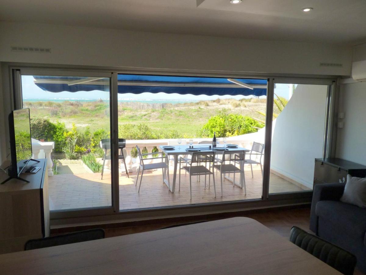 Sol-Y-Days Flamant, Superbe Appartement En Rez De Jardin Avec Grande Terrasse Et Jardinet, Face A La Mer Le Grau-du-Roi Eksteriør bilde