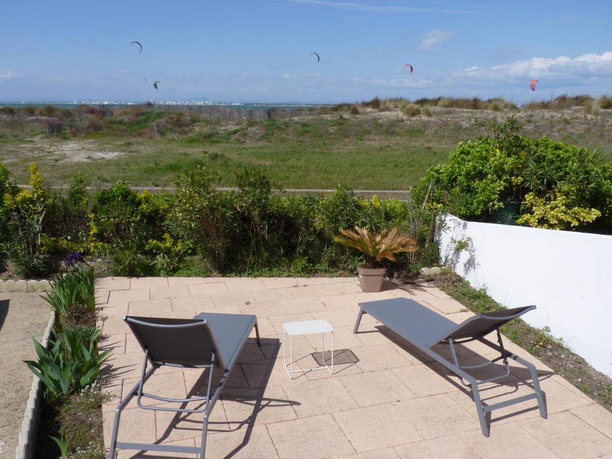 Sol-Y-Days Flamant, Superbe Appartement En Rez De Jardin Avec Grande Terrasse Et Jardinet, Face A La Mer Le Grau-du-Roi Eksteriør bilde