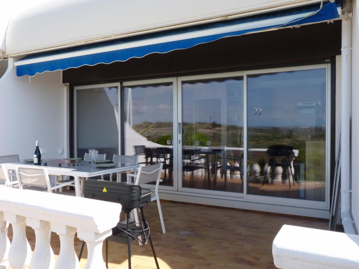 Sol-Y-Days Flamant, Superbe Appartement En Rez De Jardin Avec Grande Terrasse Et Jardinet, Face A La Mer Le Grau-du-Roi Eksteriør bilde