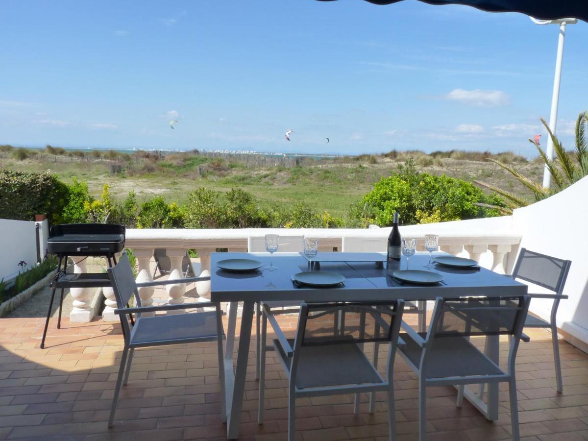 Sol-Y-Days Flamant, Superbe Appartement En Rez De Jardin Avec Grande Terrasse Et Jardinet, Face A La Mer Le Grau-du-Roi Eksteriør bilde
